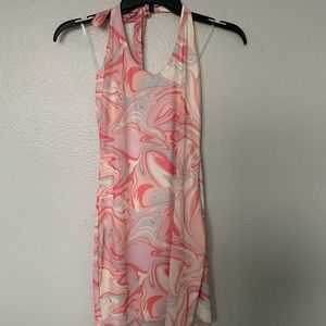 Kohls Pink marble mini dress